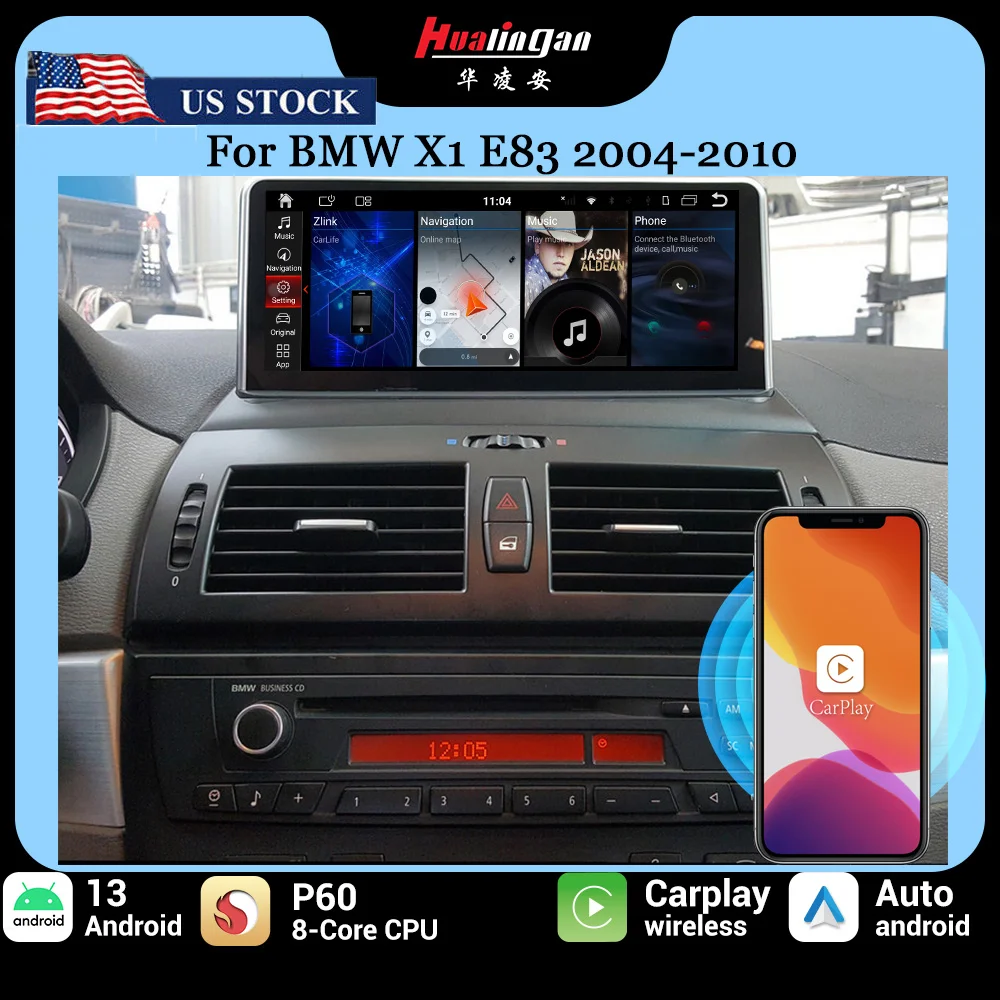 Hualingan BMW X3 E83  ȵ̵ ,  ī÷, ȵ̵ ڵ ׷̵, 10.25 ġ ũ, GPS ׺̼, 4G , ī ׷